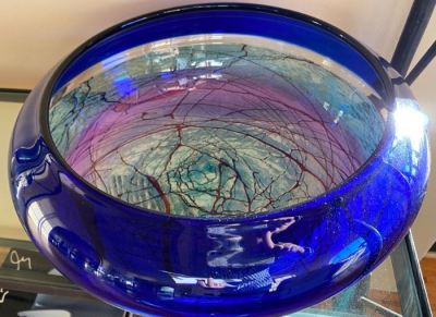 Art Glass Bowl signed by Michael Nourot--SOLD