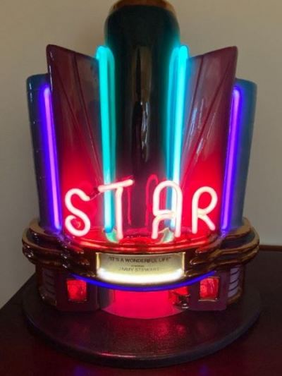 Jerry Berta "Star Theater" neon art sculpture--SOLD