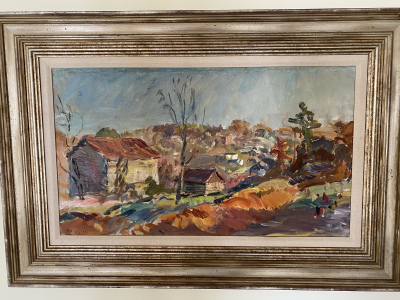 Oil, on Canvas "Autumn Landscape" by Blakeslee
