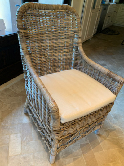 Wicker Dining Chair - Rooms & Gardens