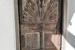 Antique Carved Wood Front Door