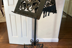 Antique Iron Book Stand
