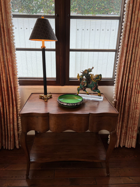Console with Drawer ~ Candlestick Lamp (pr)