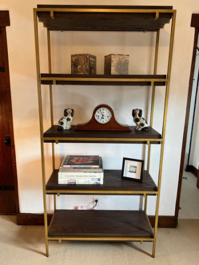 Bookcase ~ Mantle Clock