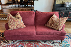Wine Upholstered Sofa
