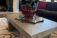 Metal Wrapped Coffee Table